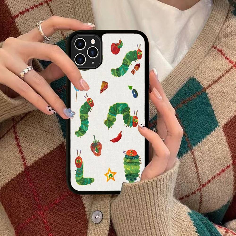 The Very Hungry Caterpillar For IPhone 17 16 15 14 13 Pro 12 11 Pro Max Hard PC+TPU Phone Cases Back Cover