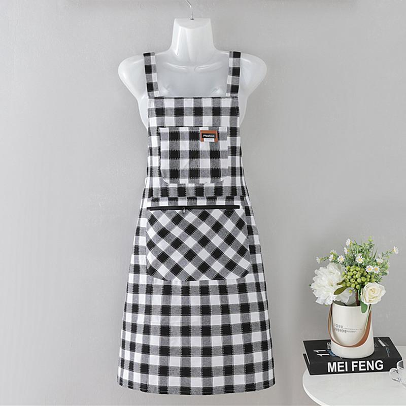 

Cotton Kitchen Apron: Breathable, Stylish, Dirt-resistant & Durable Workwear for Women, Ideal for Home Cooking & Photography ONE SIZE FITS MOST&COTTON