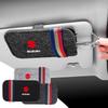 Auto Sonnenblende Sonnenbrillen Aufbewahrungsclips Wildleder Brillen Schutztasche Für Suzuki SX4 Samurai Spacia Swift Jimny Grand Vitara IGNIS