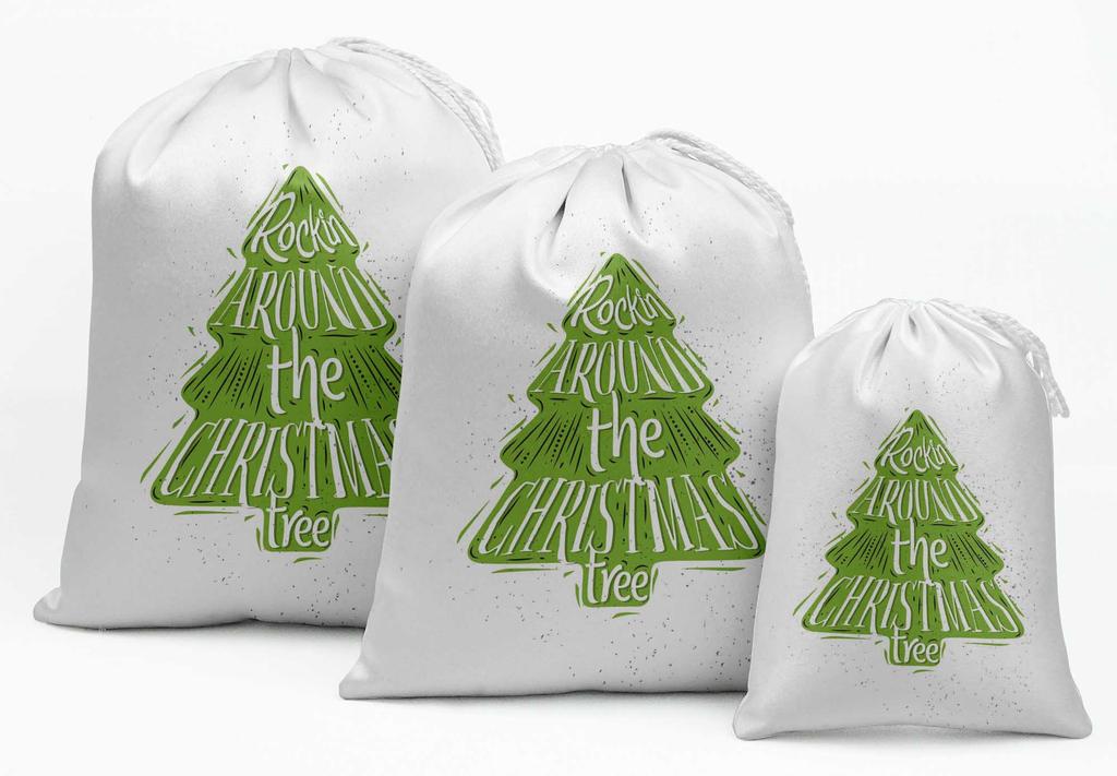 Darling Souvenir Blue House & Tree Christmas Party Supplies Gift Pouches Favor Candy Bags 15