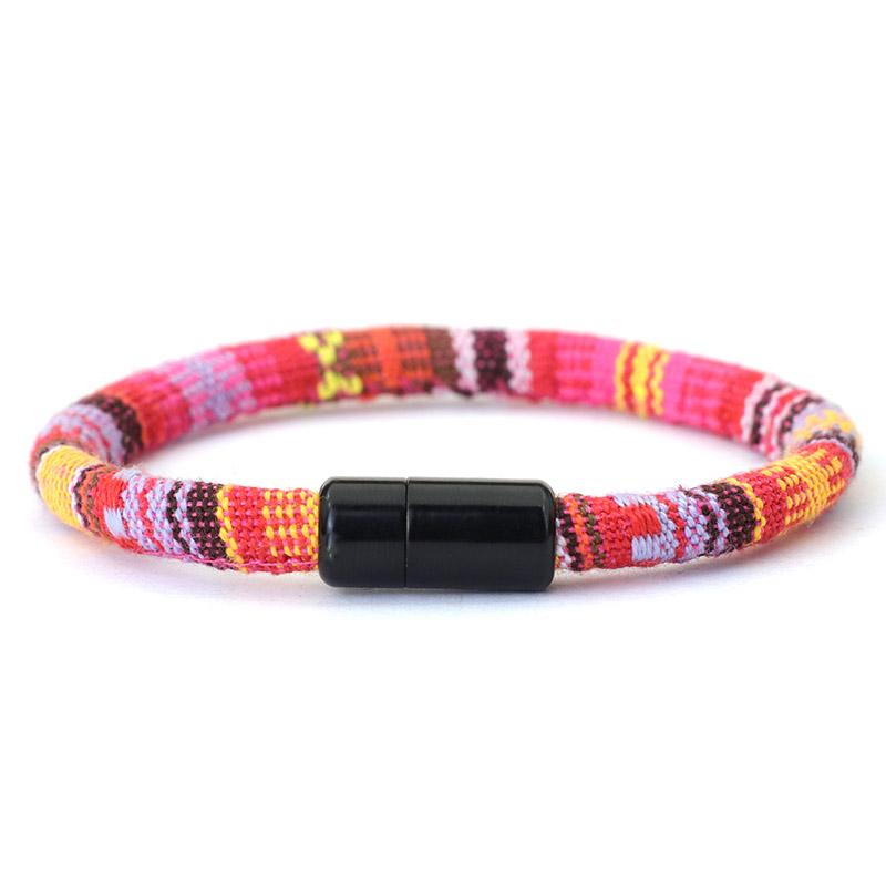 Noter Neuer Moderner Herren Armband 9 Farben Verfügbar Hohe Qualität 6mm Ethnische Kordel Kette Armband Freizeit Vielseitige Accessoires