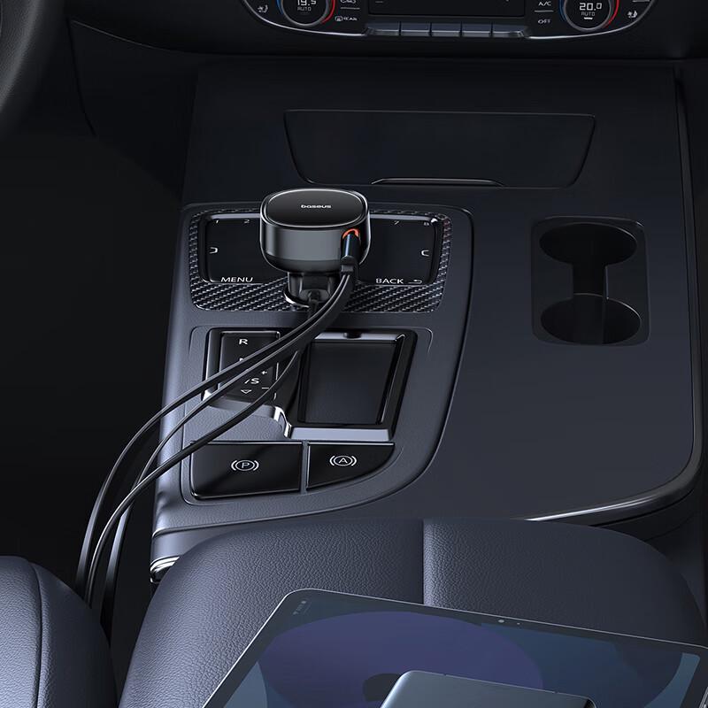 Baseus Retractable Cable Car Charger