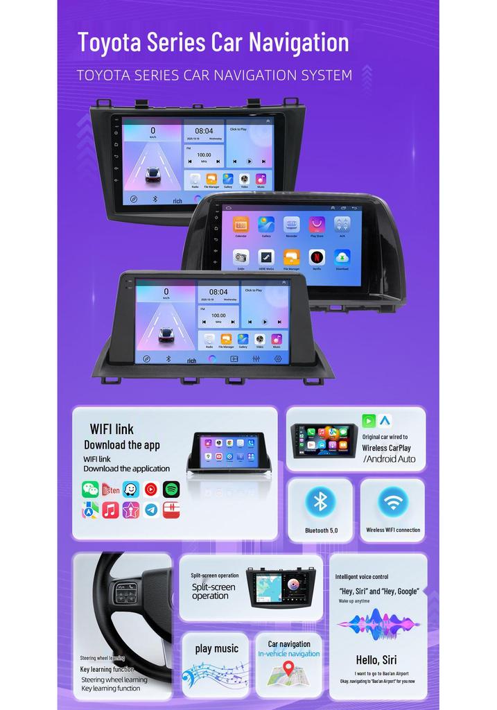 Mazda 6 (2004-2015) Android Navigation GPS System
