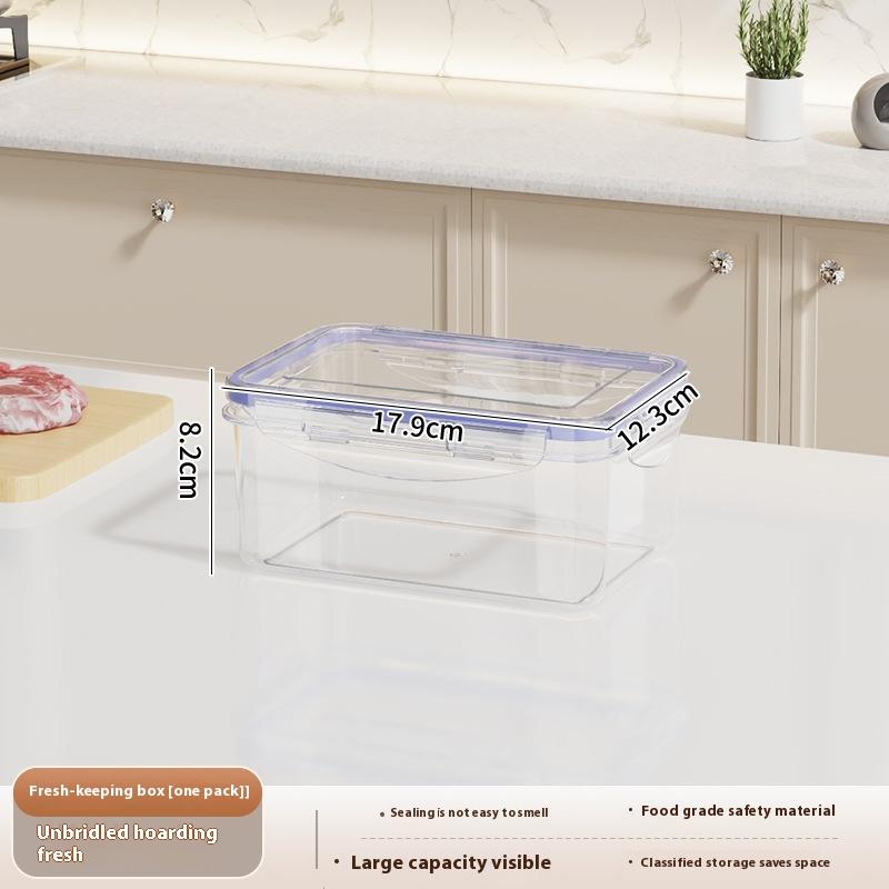 Fresh-keeping Box  for Food-grade Refrigerator Microwave Oven-heated Rectangular Fruit Vegetable Froze Meat Storage Sealed Box