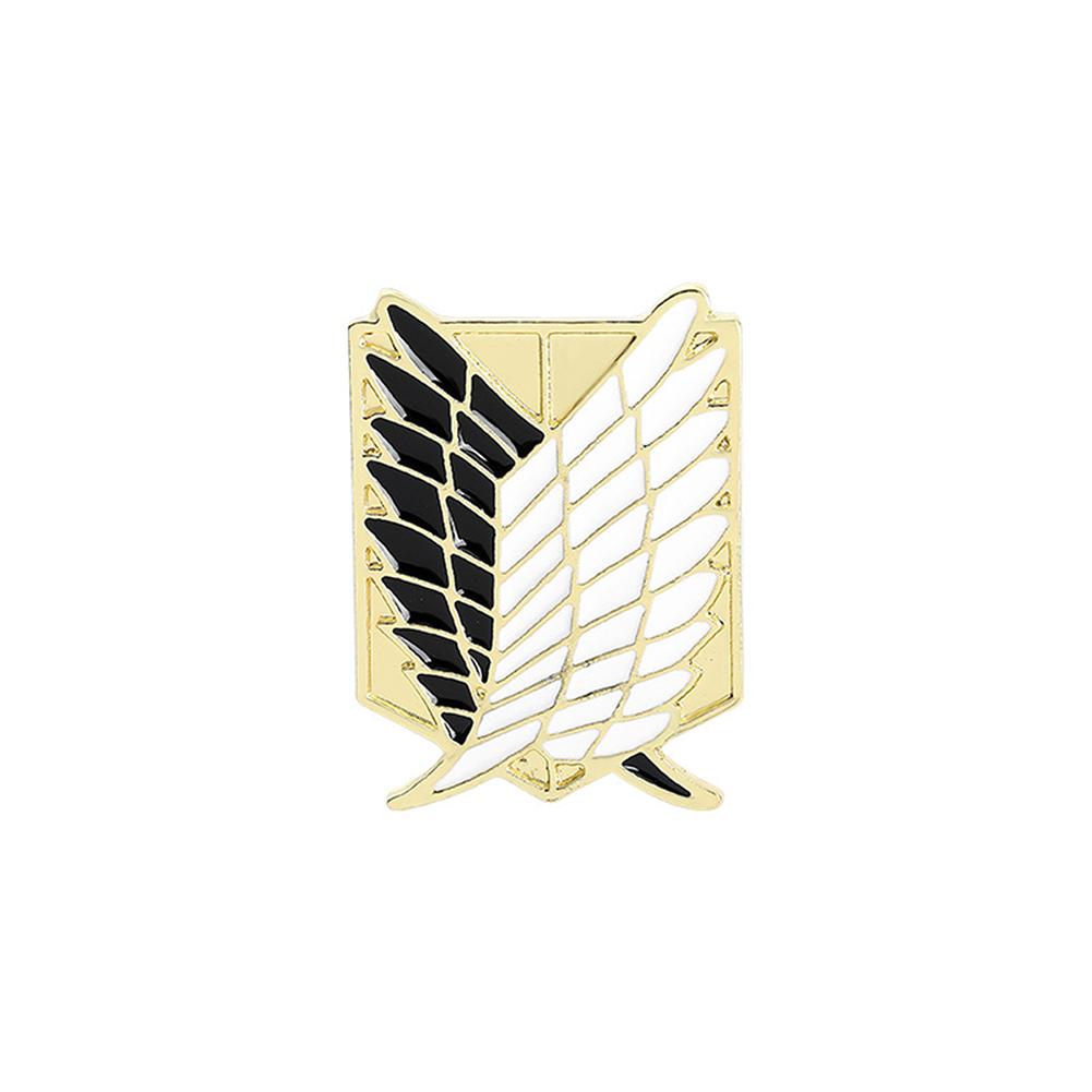 Japanese Anime Attack On  Enamel Pin Cartoon Brooch Lapel Badge For Birthday Gifts
