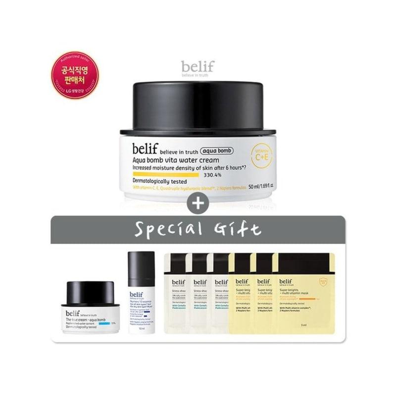 

Belief Aqua Bomb Vita Water Cream 50ml Set