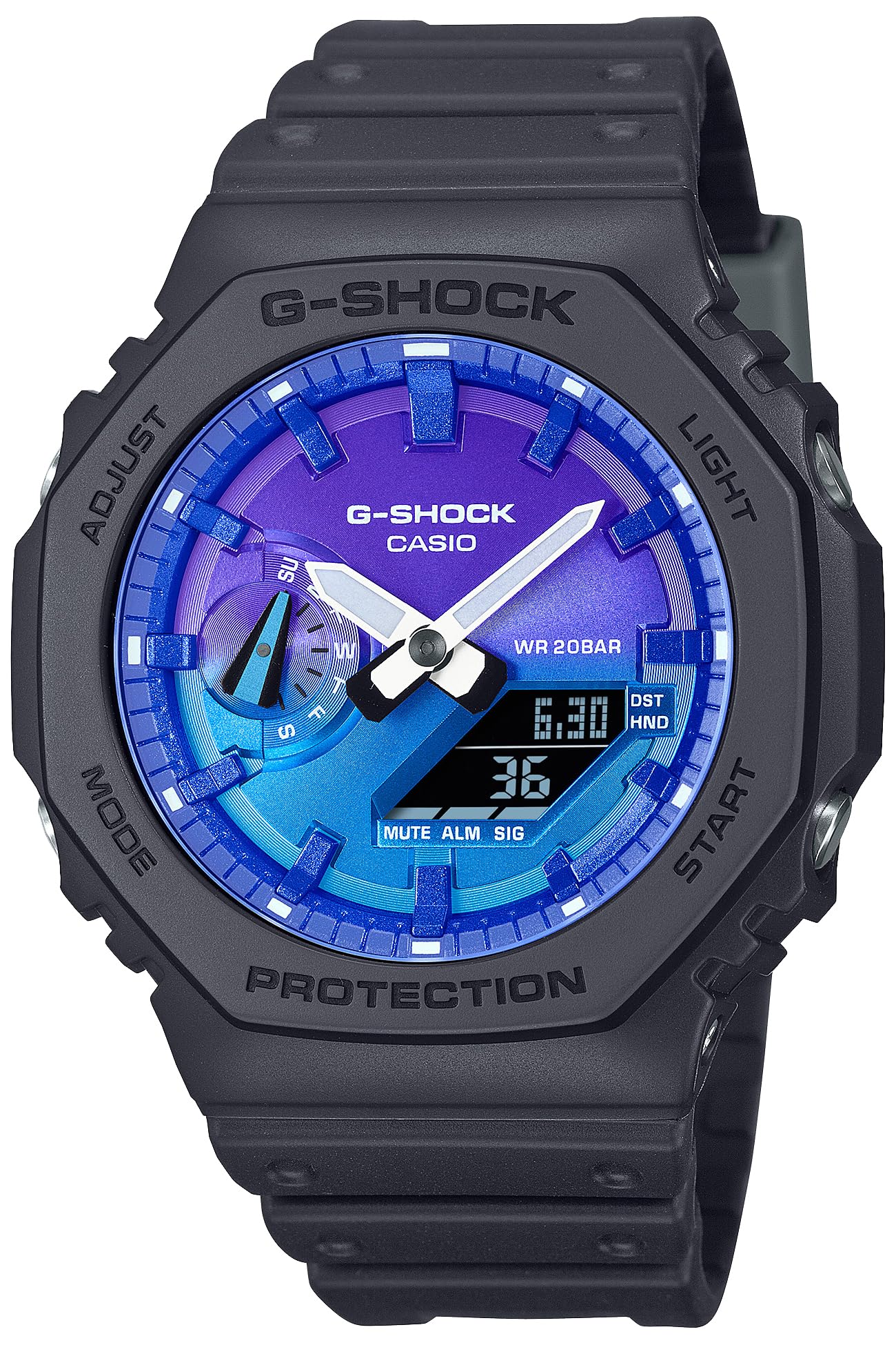 

Смотреть внутри серии Black [Casio] G-Shock []Flame GA-2100FL-1AJF Мужские синий
