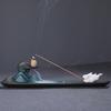 Incense Burner Bedroom Fragrance Box, Household Indoor Ceramic Thread Fragrance Box