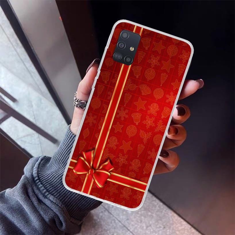 Christmas Santa Claus Present Phone Case For Samsung Galaxy A52 A51 A50S A32 A22 A12 A02S A72 A71 A31 A70 A30S Note 20 Ultra 10