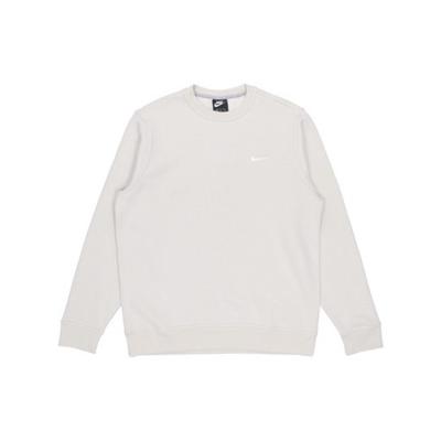Nike Logo Print Crew Neck Pullover Fleece Sweatshirt 916609-072