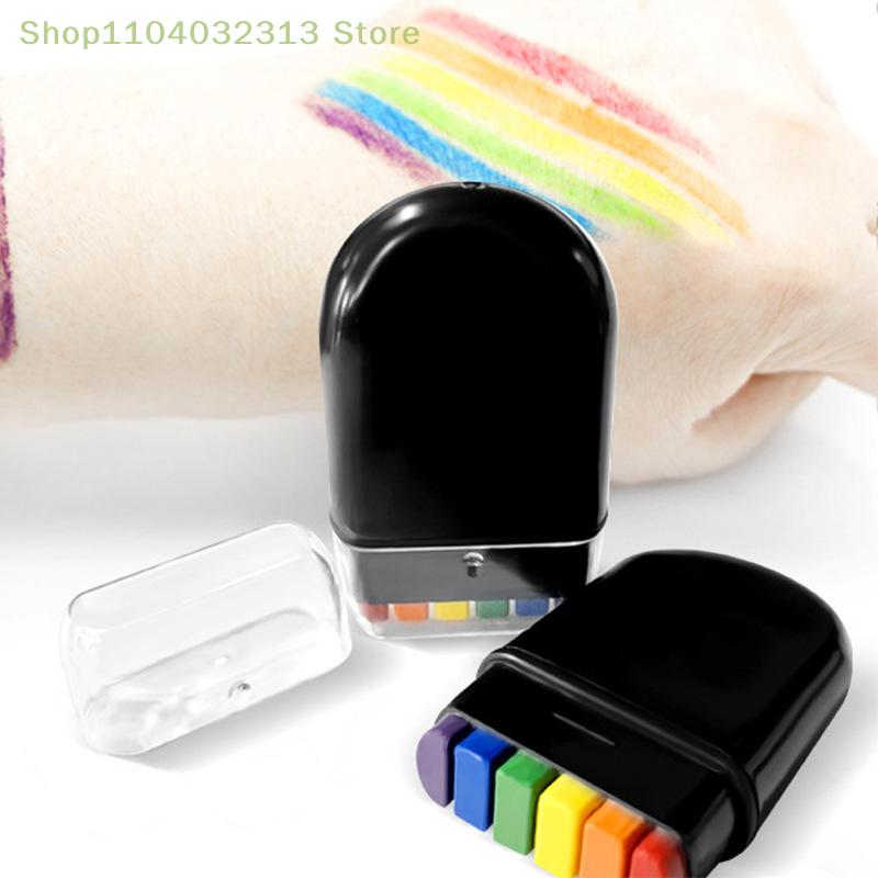 Pack of 2/5/10 Rainbow Body Painting Crayons Oil Paint for Party Fun Party Supplies Temporary Tattoo Colors