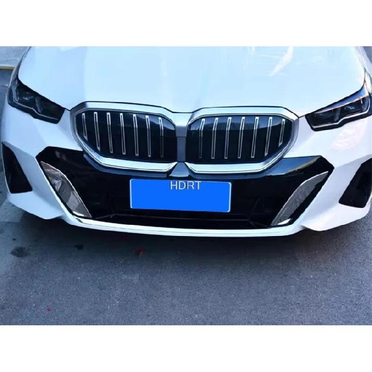 Car Styling Front Bumper Racing Grille Molding Fog light Cover Tail Door Strip Rear Trunk Trim Fit For BMW 5 Series I5 2024 +