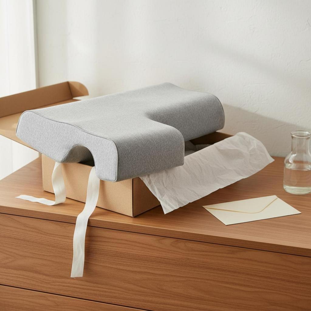 Couples Pillow Ergonomic Couple Contoured Support for Spouses, Boyfriends