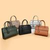 Light luxury texture versatile portable tote bag new indentation messenger mother bag fashionable commuter shoulder women's bag