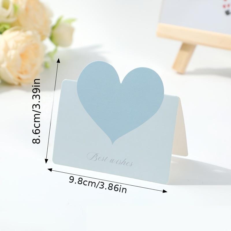 100pcs Morandi Color Cards Greeting Holiday Universal Gift Card Valentine's Day Christmas Wish Card