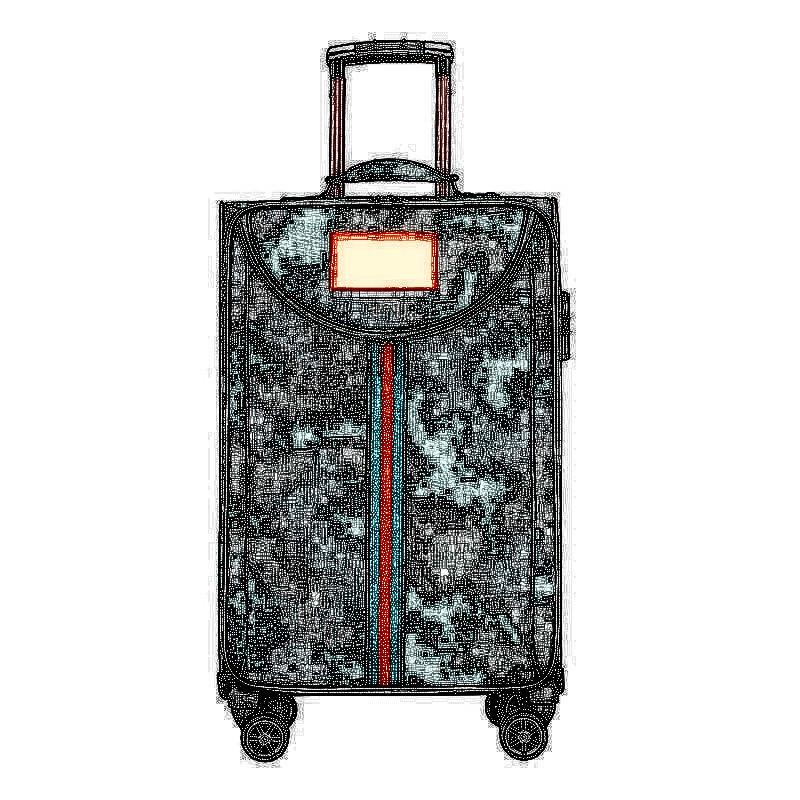 Oxford Cloth Universal Wheel Luggage Set