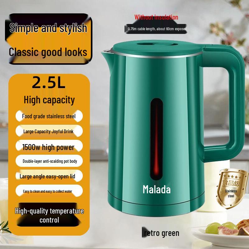 Wanlida Smart Electric Kettle - Keep Warm, Durable, Auto Power-Off, Large Capacity, Temperature Controlled Boiler.