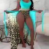 Bikini Mesh Cover-up: 2024 European & American New Print Spring Women's Swimsuit One & Two-Piece Sets