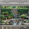 2D Natural Yard Garden Portrait Photo Backdrop