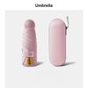 Portable 50% Off Umbrella UV Protection Dual-use Sun and Rain Umbrella Black Coating Folding Mini Capsule Umbrella