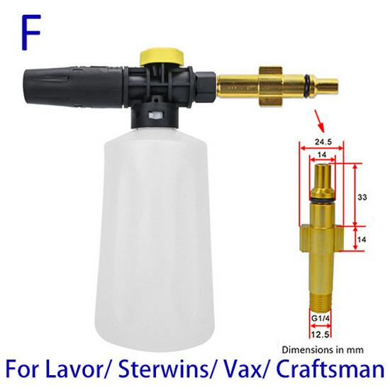 High Pressure Foam Sprayer & Water Nozzle for Home and Car Wash