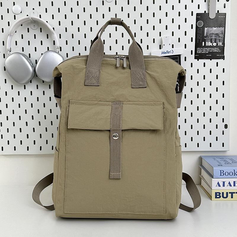 Schoolbag Backpack Women's Waterproof Splash Large Capacity High Value Outdoor Travel Breathable Lightweight Backpack Men's Baigou Bag