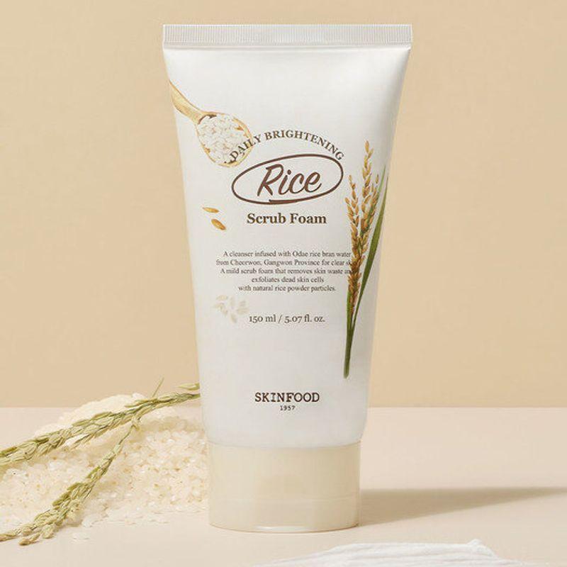 [1+1] Rice Daily Brightening Scrub Foam