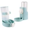 Cats Dogs Drinking Fountain Pet Food Bowls Food Container Dispenser Bowl Cage Hanging Feeder Automatic Pet Water Bottle