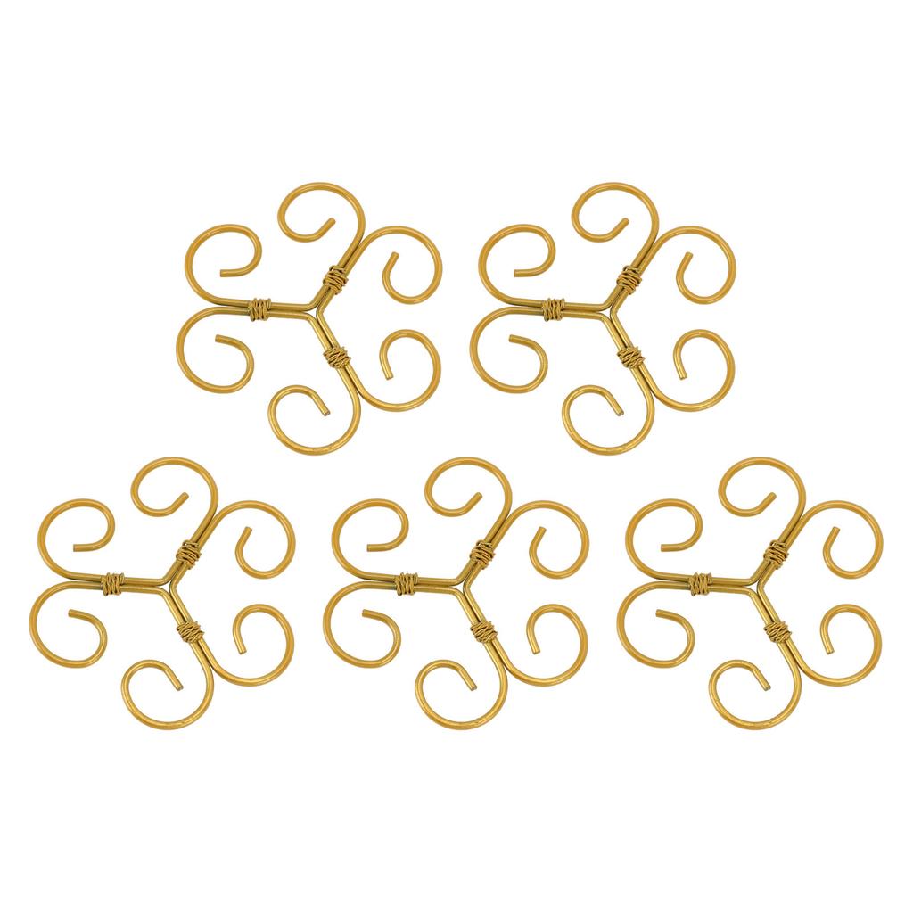 5Pcs Monstera Plant Support Hooks Iron Stem Holder Reusable for Growing Climbing