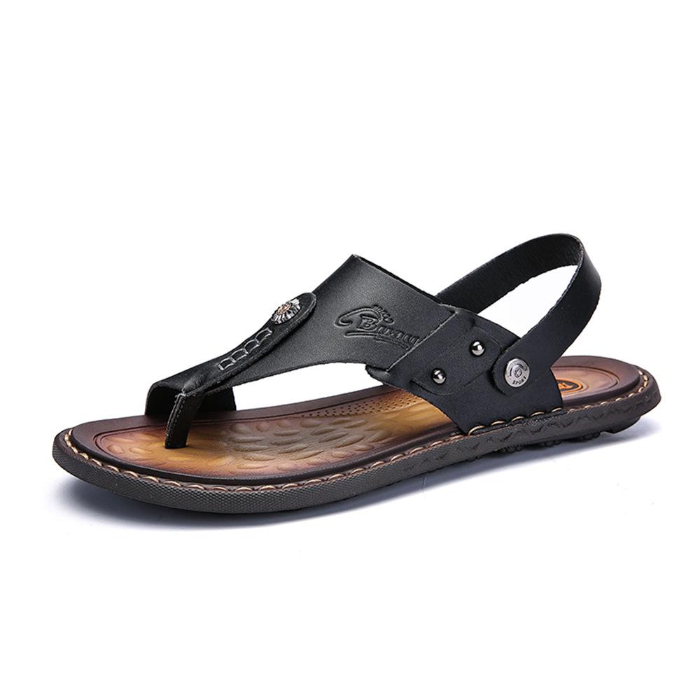 Foreign Trade Large Size New Foot Flip-flops, Beach, Large Size Men's Leather Towels Are In Stock All Year Round, Rubber