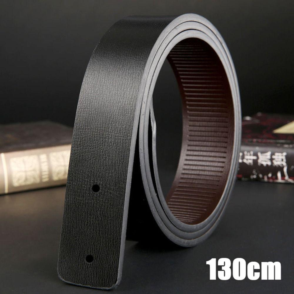 Luxury Brand Designer No Buckle Waistband Classic 3.2cm Belts Casual Genuine Leather Belt