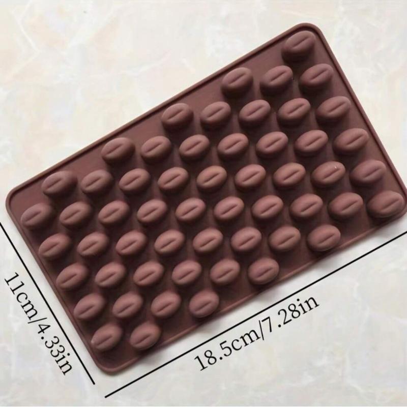 

55 ячеек Мини Кофейные зерна Шоколад Силиконовая форма Сахарная мастика Фондант Конфетная форма Украшение торта Выпечка Кондитерские инструменты Горячая распродажа шоколадный