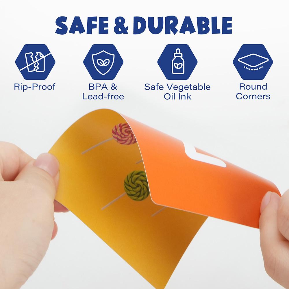 Flash Cards for Toddlers, 84 Double-Sided Educational Flashcards, Alphabet, Number, Objects Learning Cards for Kids United States