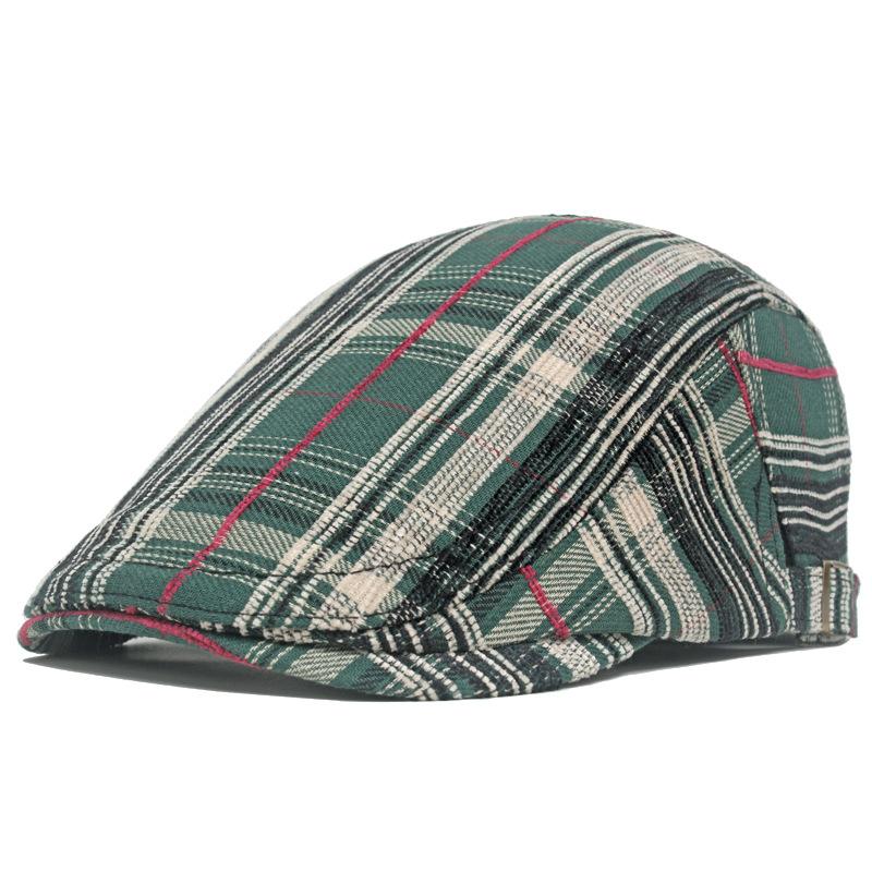 

Мужской клетчатый берет, зимняя бархатная теплая кепка, британская кепка вперед, женская кепка художника, кепки газетчика для мужчин армия зеленый