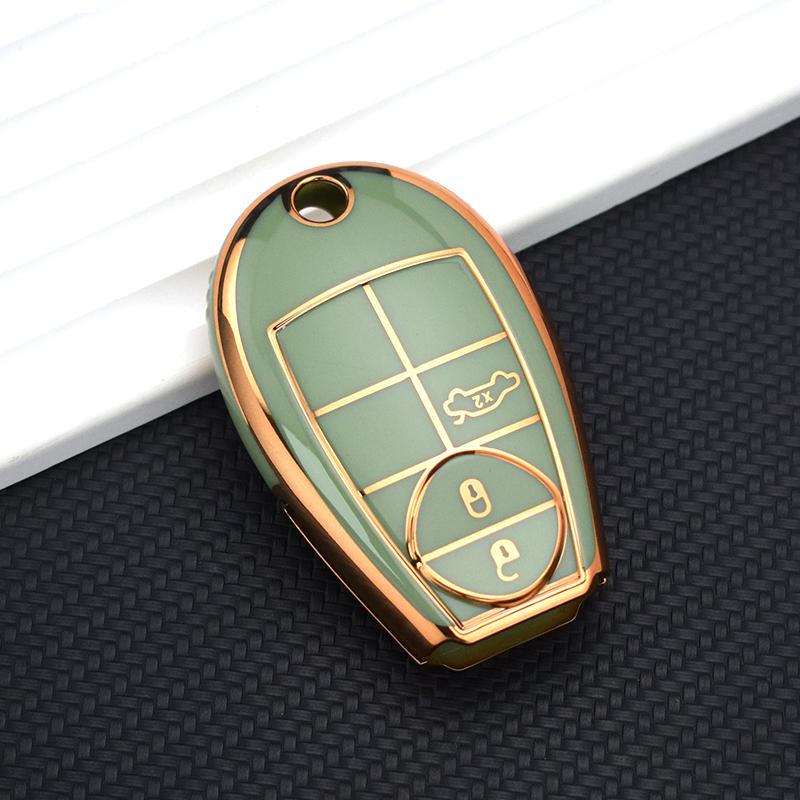 Shell Fob Holder For Jeep Grand Cherokee For Dodge Caravan For Chrysler Grand Voyager 300 C Tpu Car Key Holder Cover Protector