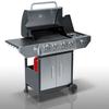 Cast Iron Garden Gas Grill with Lid 4+1 Burners Berdsen Bd-896