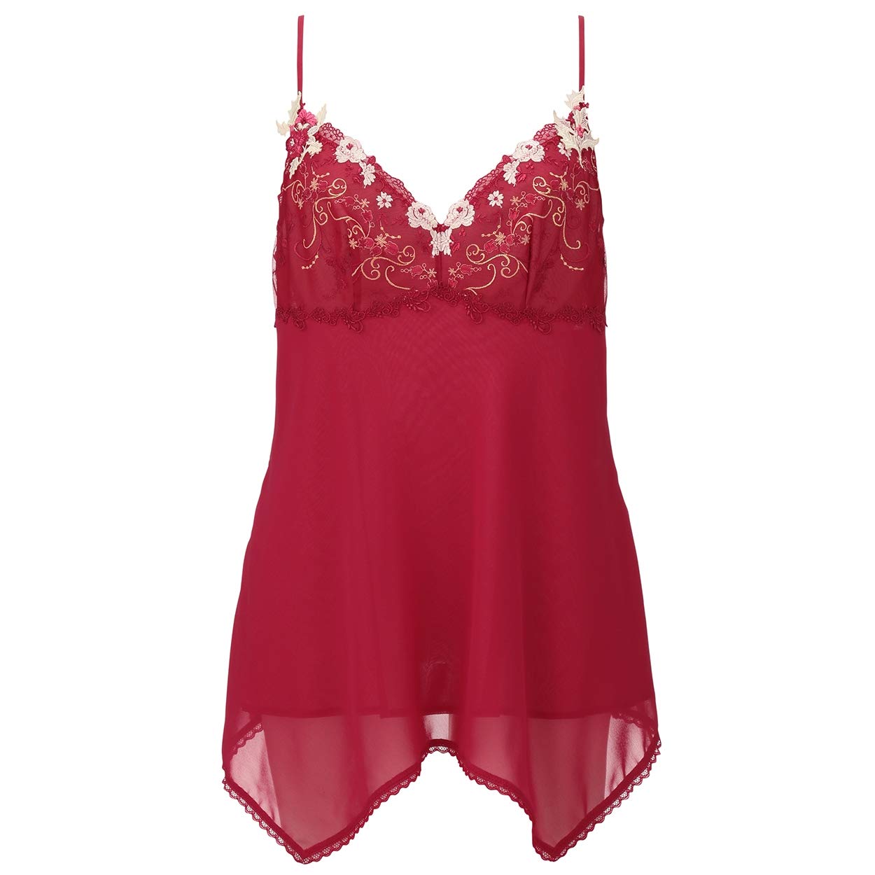 

Triumph Premium Red Label 0072 Long Camisole TR0072 M006 Size 80 L.CAMI Women s (Red)