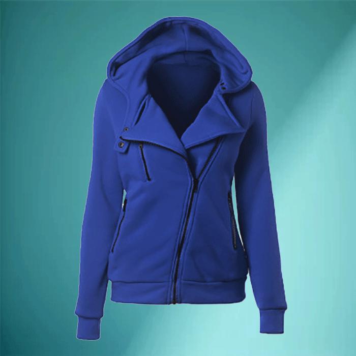 ladies blue jacket