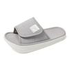 YuLago Diet Slippers for Indoor Use, Women's and Men's, Room Shoes, Core Strength, Posture, and Beautiful Legs [Gray, Size L]
