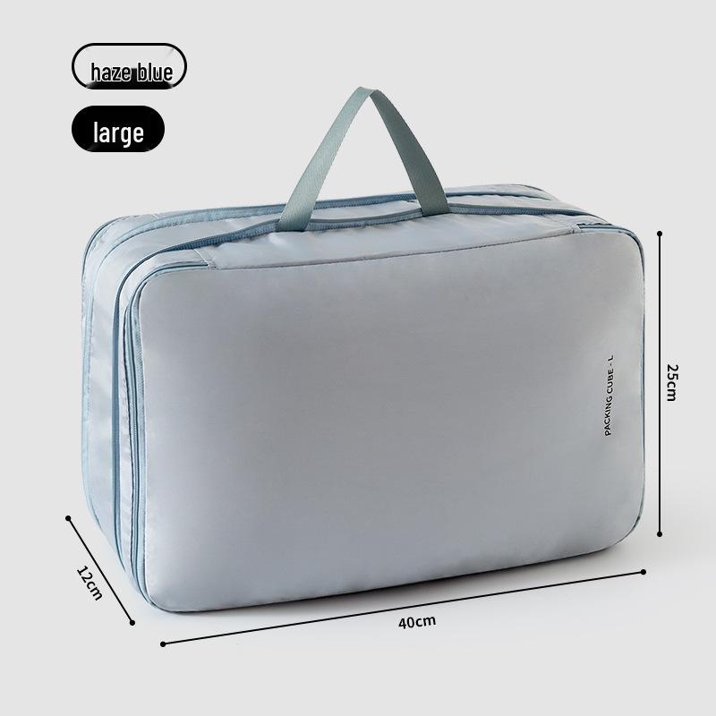 Zweischichtige Reise-Kompressions-Organizer-Tasche - Feuchtigkeitsgeschützt, Tragbare Gepäckaufbewahrung für Geschäftsreisen.