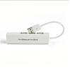 USB LAN + Hub Network Adapter: 2-in-1 Expansion with 3 USB Ports, USB to RJ45