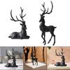 Resin Deer Decoration Style Reindeer Ornaments for Desk Shelf Gifts