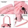 Drawstring Design Crossbody Water Bottle Bag Water Bottle Carrier Bag  Gym