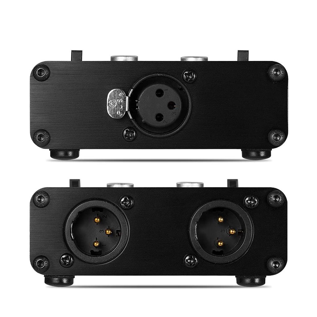 Nobsound Mini 2-Way HiFi Stereo Audio XLR A/B Passive Switcher Box & Mixer Sound Splitter (1-IN-2-OUT)