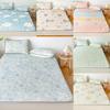 Bear Dog Butterfly Flower Pattern Latex Summer Sleeping Mat Set Gift Bedding