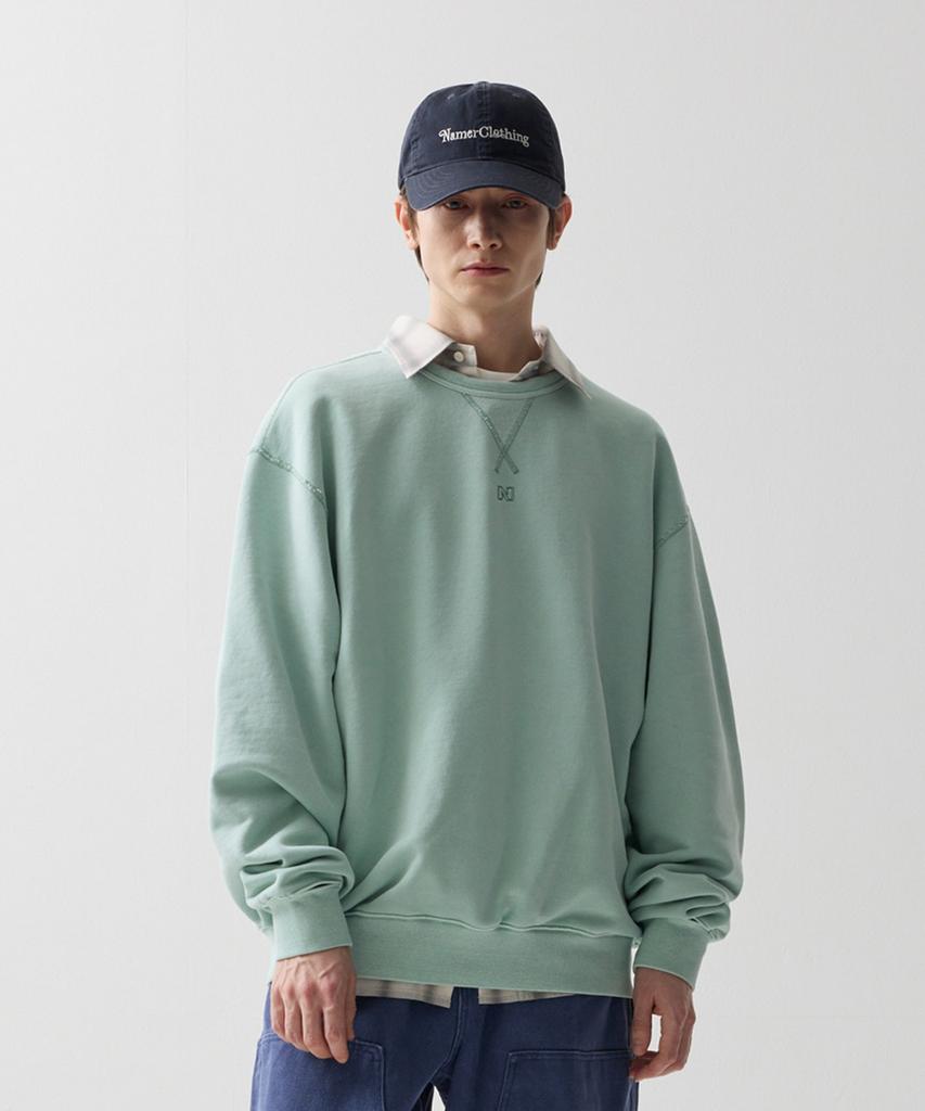 NAMERCLOTHING Dyed Symbol Logo Sweatshirts Mint