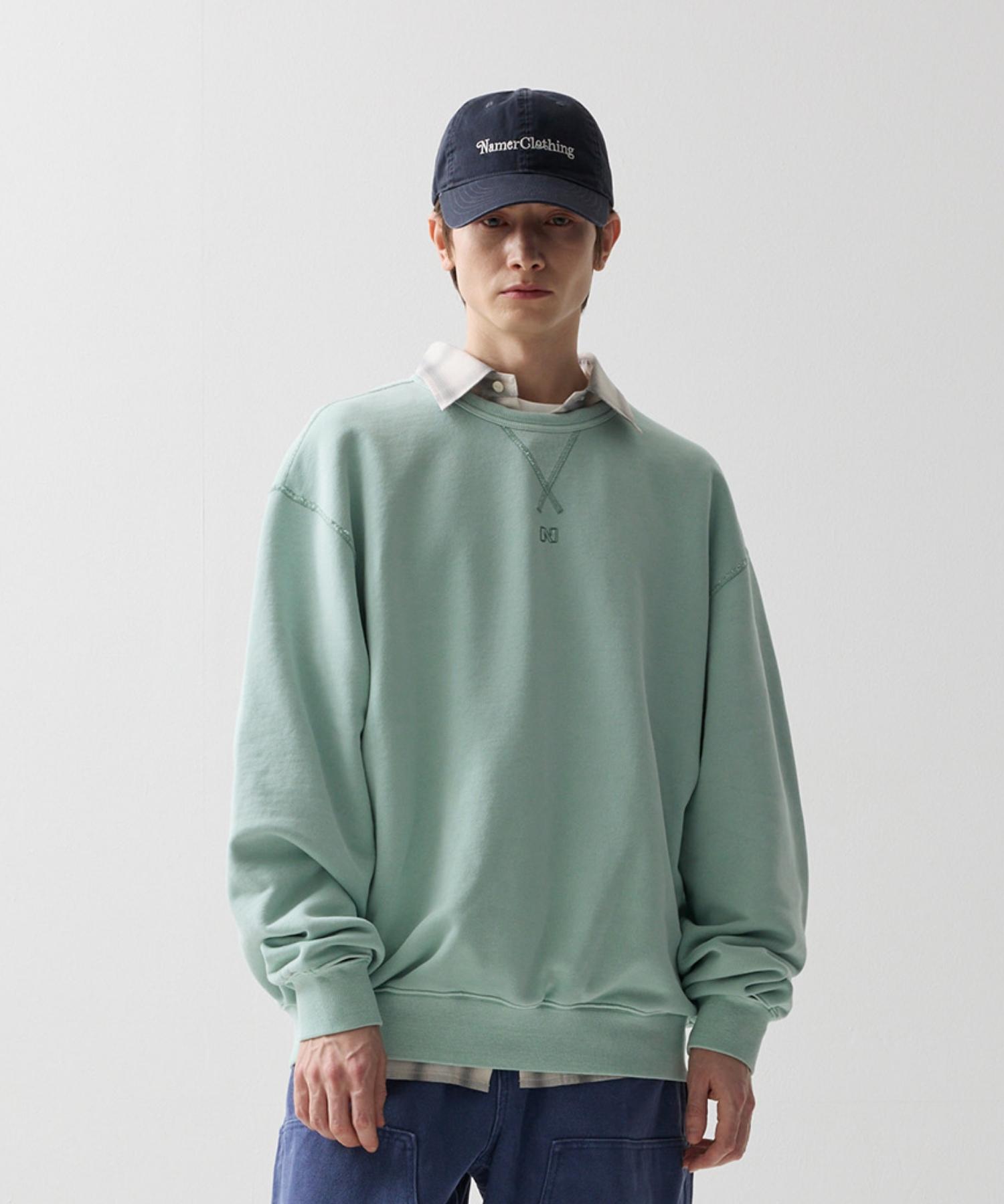 Namer Clothing Свитшоты с окрашенным символом-логотипом Мятные L
