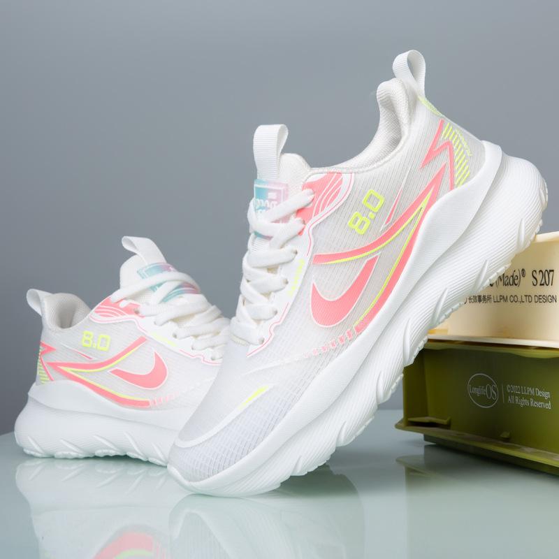 

Кроссовки Четыре сезона Рыбий шелк Сетка Беговые кроссовки Молодые и Молодые Толстоподошвенные Удобные Легкие Дышащие Туфли 40