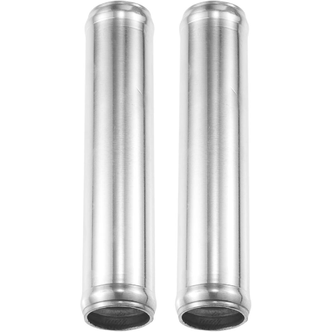 ACROPIX 38mm 1.5 OD 6 152mm Length Universal Car Aluminum Alloy Intercooler Pipe Straight Air Intake Tube - Pack of 2 OD 1.25