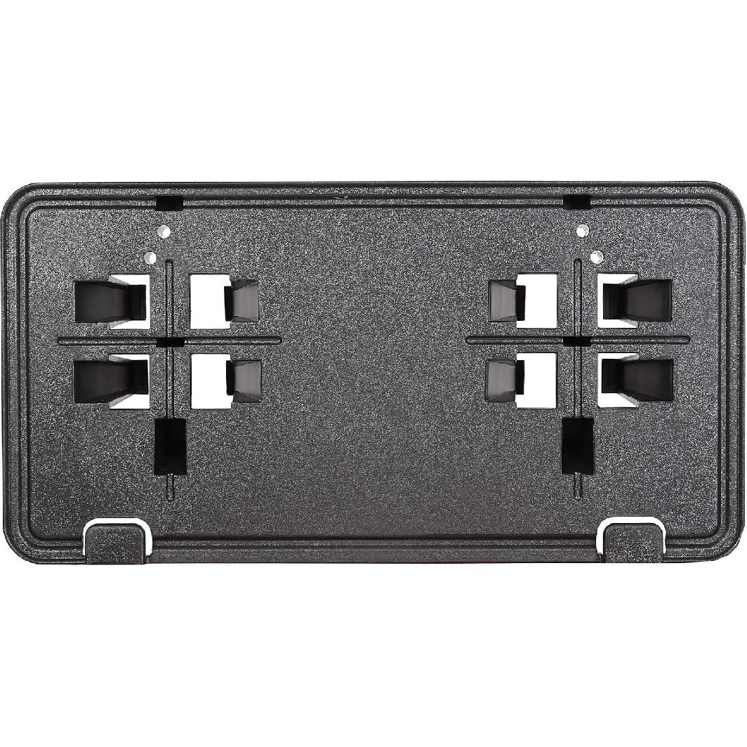 HECASA Front License Plate Bracket Compatible with 2015-2017 Ford F-150 F150 Replace for FL3Z-17A385-B FO1068166 FO1068165 License Plate Bumper